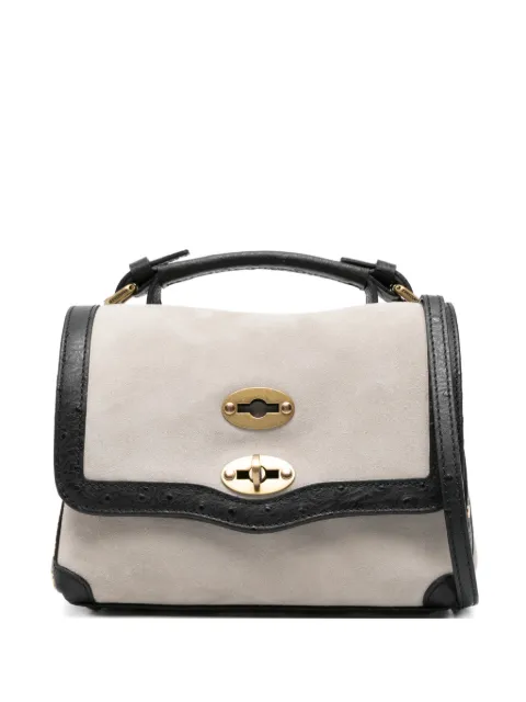 Zanellato small Postina top-handle satchel bag Grey 0707902270000B