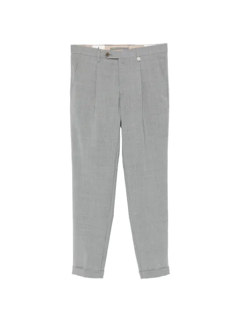 Myths pleated cuffed trousers Grey 26M19L101