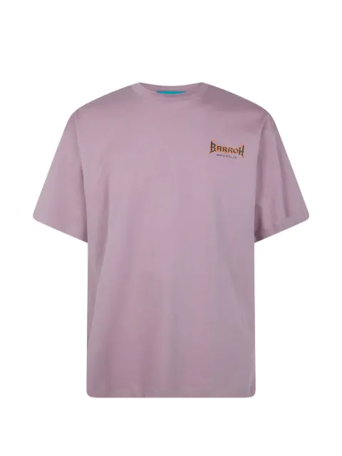 BARROW graphic beaded T-shirt Purple S6BWUATH097