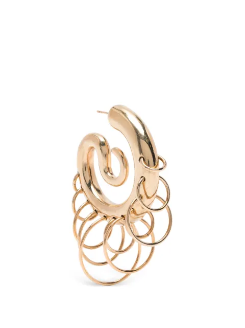 Panconesi medium Serpent earrings Gold S26EA015PGLD