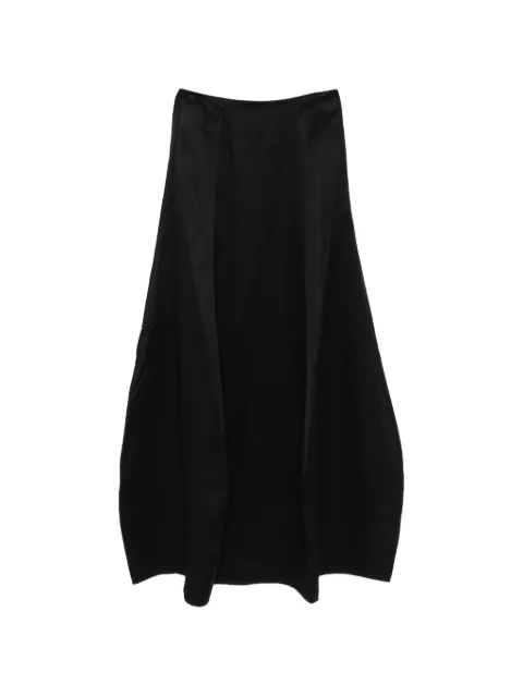 RUOHAN Onyx Cocoon skirt Black RE081SS26