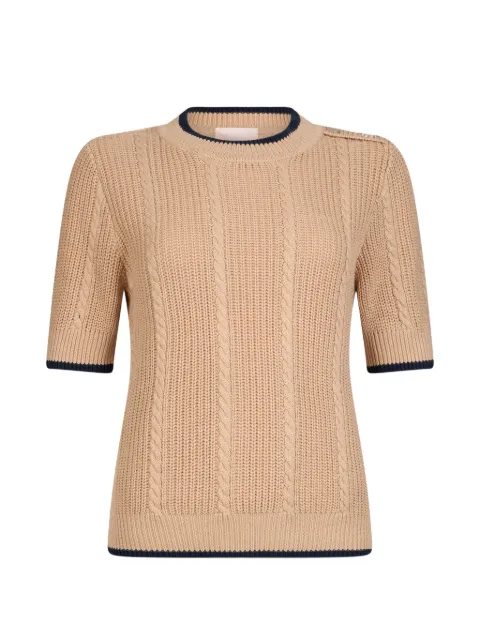 LIU JO short-sleeve sweater Neutrals WA6522MS044C3970