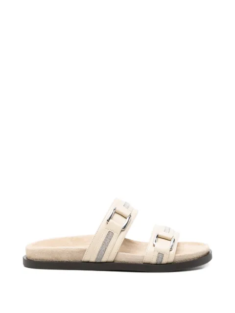 Peserico bead-embellished sandals Neutrals S39732C0RCC836941