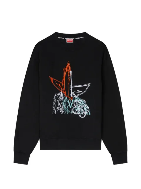 Kenzo x Futura 2000 graphic-print sweatshirt Black FF65SW2764MF