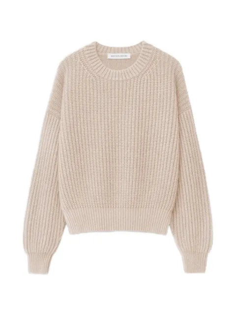 Iris Von Arnim ribbed sweater Neutrals 2610070101