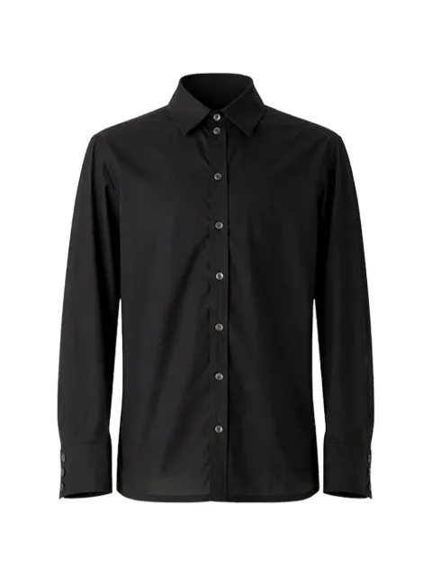 Christopher Nemeth Typewriter buttoned-up cotton shirt Black SHIRT18752