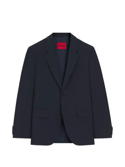 HUGO single-breasted blazer Blue 50540159