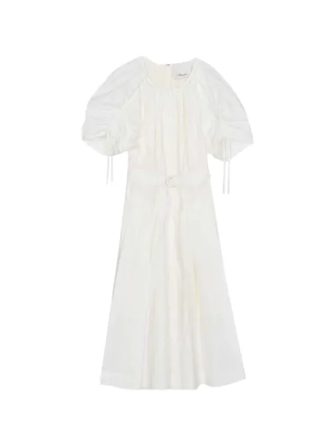 3.1 Phillip Lim belt pleated dress Neutrals E26291040CXT