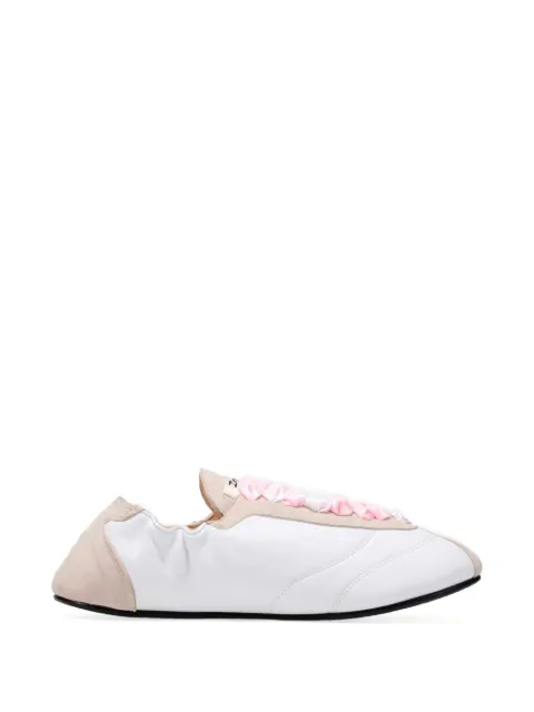 Repetto ribbon lace up sneakers White V4230MCVDTENSILK050