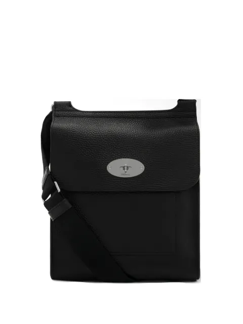Mulberry logo detail messenger bag Black HH4645205
