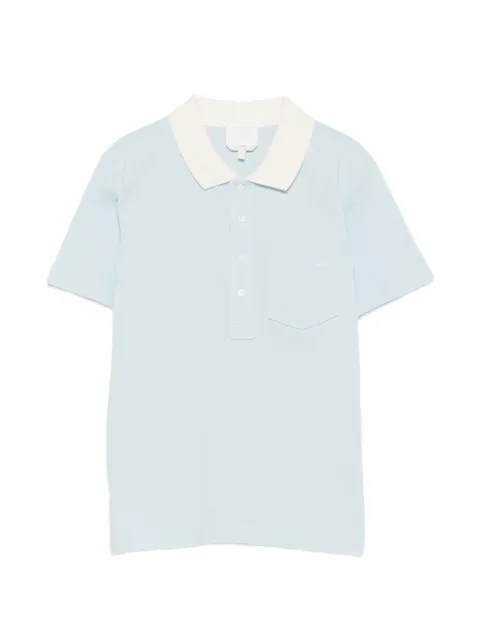 A.P.C. half-button polo top Blue COGWZF26587