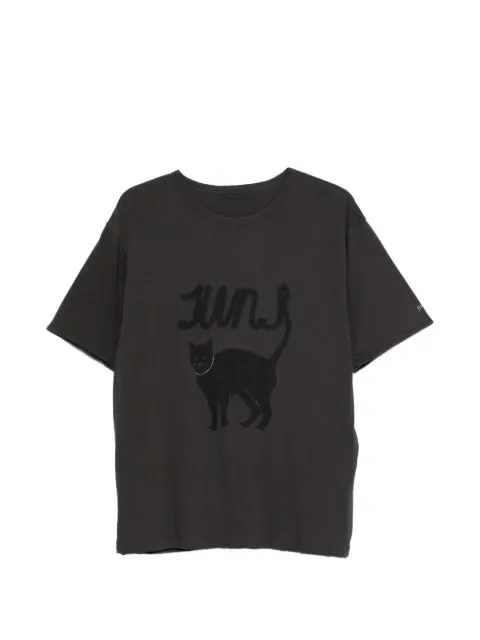 Juun.J cat-print T-shirt Grey JW6342W063