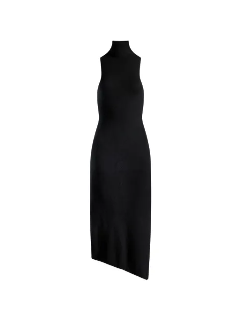 Circus Hotel turtlemeck sleeveless dress Black H5WP31
