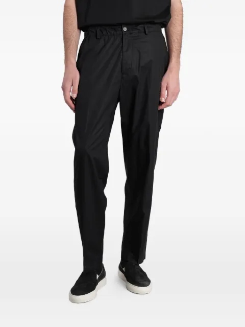 Low Brand elasticated-waistband trousers Black LP26043