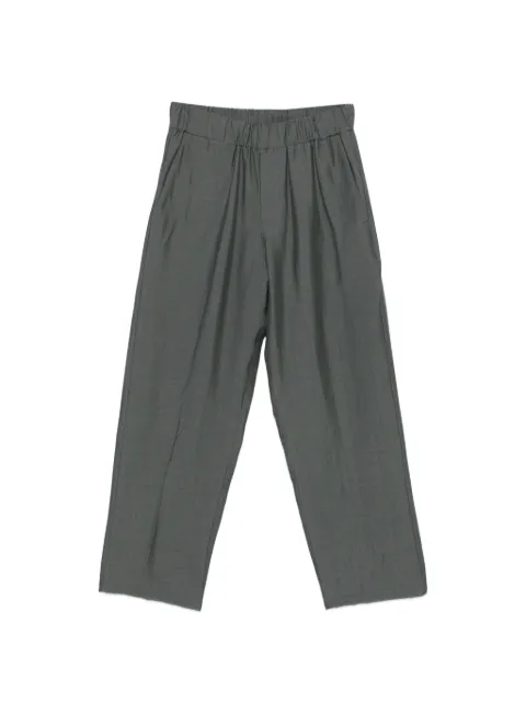 Costumein elastic-waistband trousers Green 26S39PAJAMAOTAX