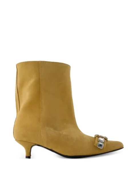 Toga Pulla embellished pointed boots Neutrals FTGPW145804901