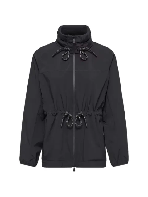 Moncler Grenoble drawstring-waist hooded jacket Black L10981A0000559987