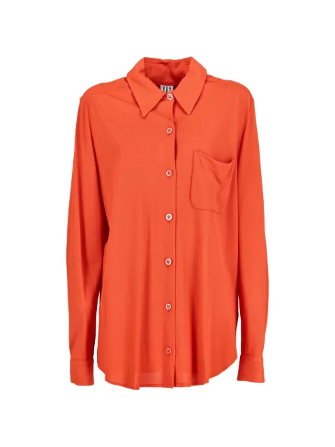 Mondrian chest-pocket shirt Orange W251177