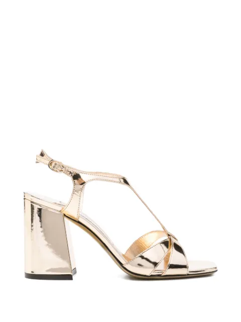Jimmy Choo Kesia T-strap leather sandals Gold KESIA85QUI
