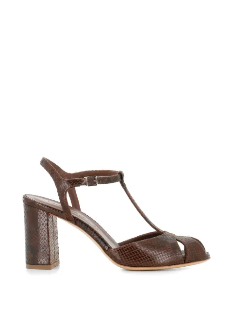 Sergio Levantesi Giselle 6 reptile-effect sandals Brown GISELLE6PITONE