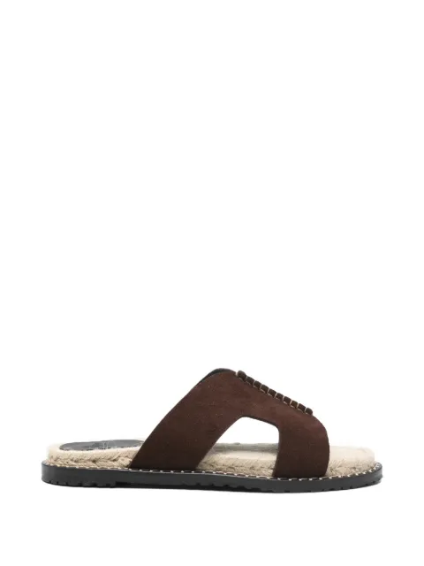 Castañer Piti cut-out sandals Brown 026086