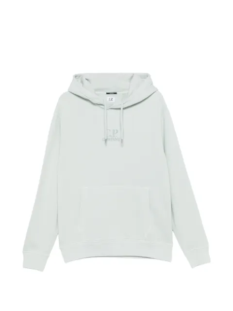 C.P. Company logo hoodie Blue 20CMSS037B110044R804