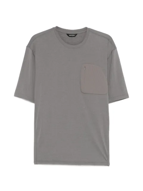 Hiking Patrol chest pocket T-shirt Grey SS25014
