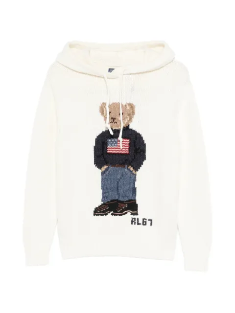 Polo Ralph Lauren Polo Bear hooded sweater White 211A96253001