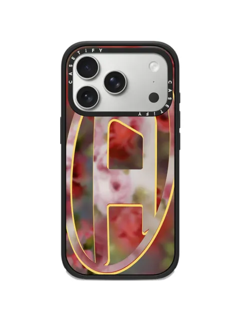 Diesel x CASETiFY 60555 floral-print iPhone 17 Pro case Red DP10180PHIN