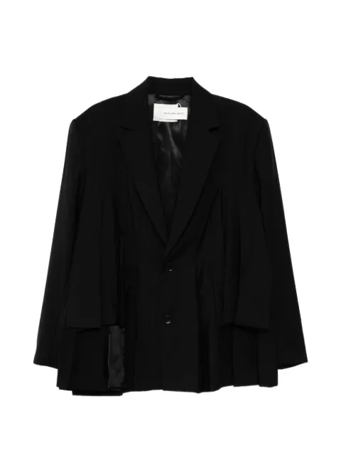 Feng Chen Wang wool blazer Black FUS21JK11