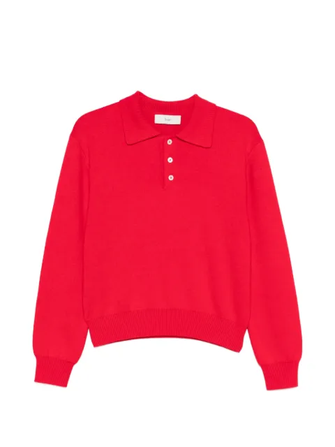 DUNST button collared polo shirt Red UDSW6A104R2