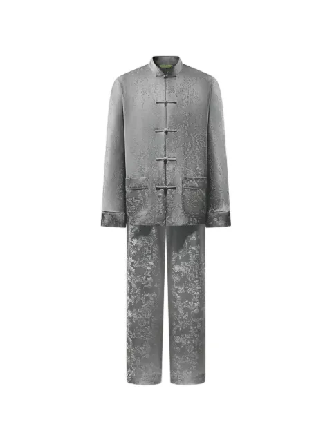 Shanghai Tang patterned tang pyjama set Grey Z2MHI149DR