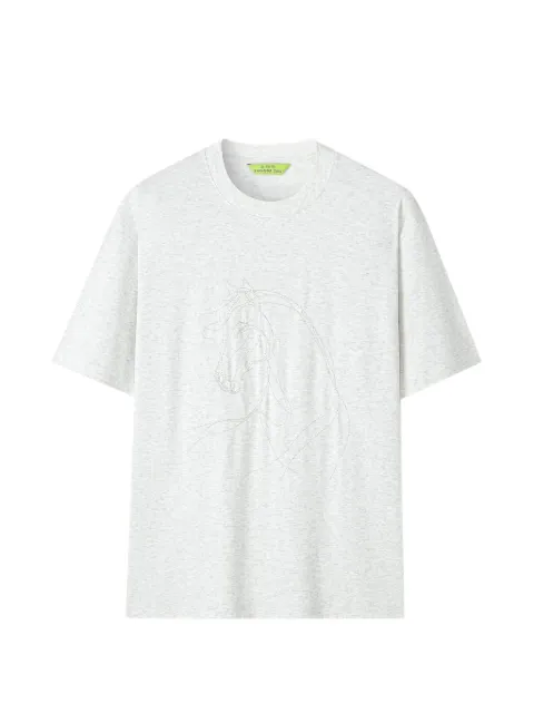 Shanghai Tang horse graphic T-shirt Grey Z3MRI247JG