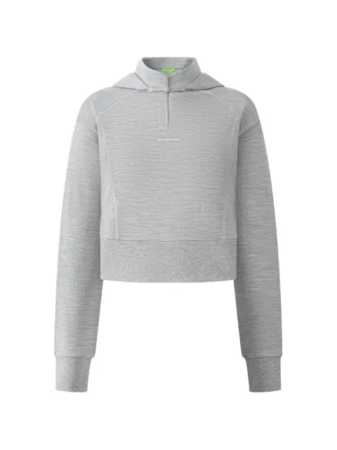 Shanghai Tang logo-detail hoodie Grey Z2WRT169GL