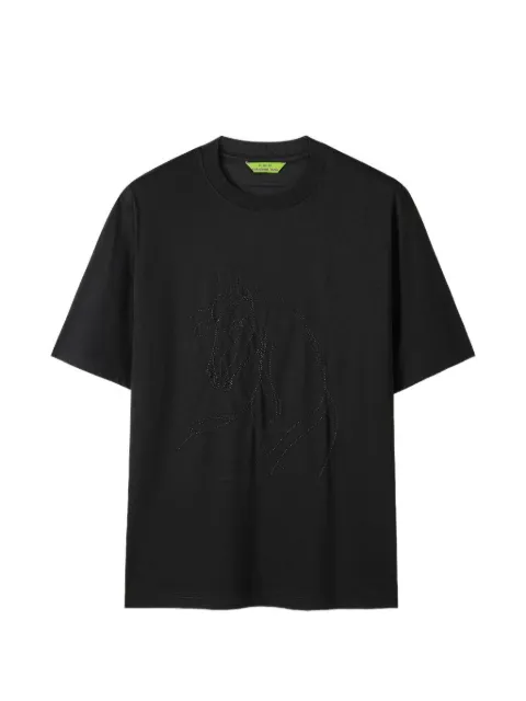 Shanghai Tang horse graphic T-shirt Black Z3MRI247AN