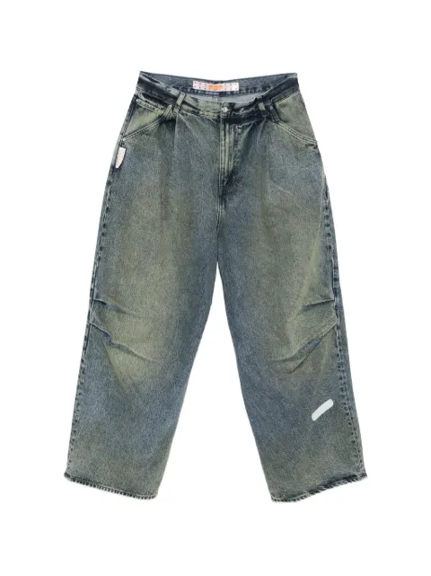 PDF front-pleat jeans Blue DFM03021DF106