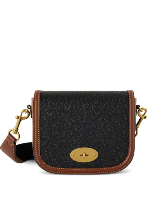 Mulberry small Darley grained leather satchel bag Black RL8996127A340