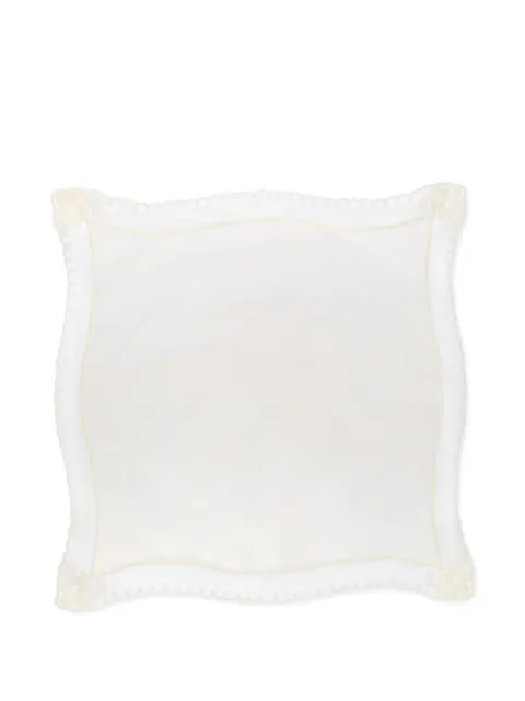 Ermanno Scervino scalloped lace trim bandana Neutrals D482R301RJGE
