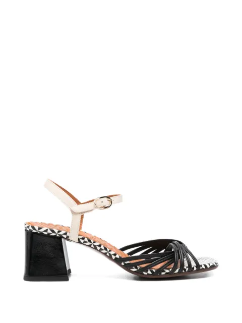Chie Mihara Leske strappy leather sandals Black LESKE