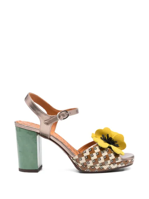 Chie Mihara Parlota floral leather pumps Neutrals PARLOTA48