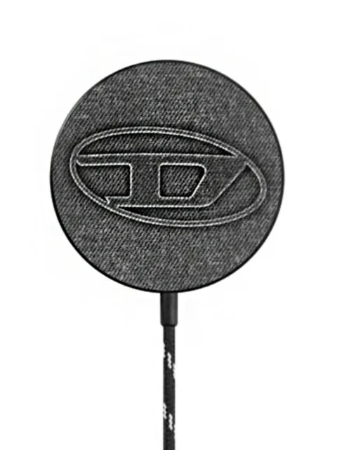 Diesel x Casetify Oval D Magsafe wireless charger Grey DP10830PHIN