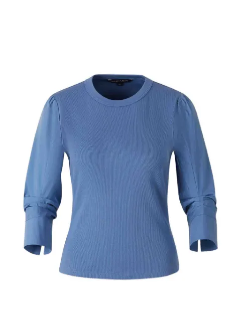 Veronica Beard Junia long-sleeves T-shirt Blue J2602JY152T0904KNIT