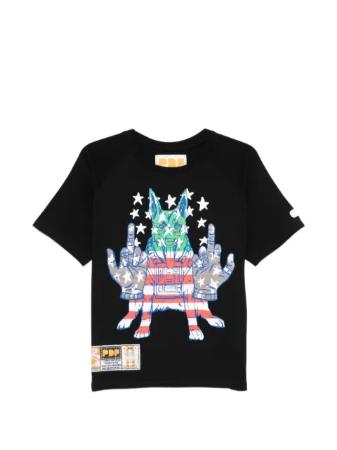 PDF graphic-print T-shirt Black DFM54033TJ110