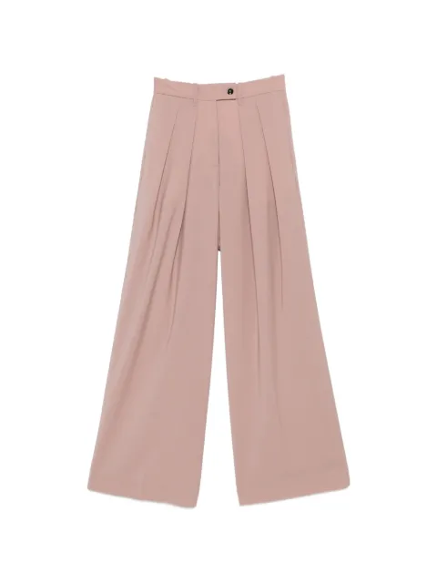 Nine In The Morning pleated palazzo pants Pink 9SS26SN81