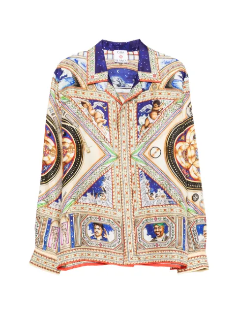 Casablanca printed shirt Neutrals MSS26SH00601