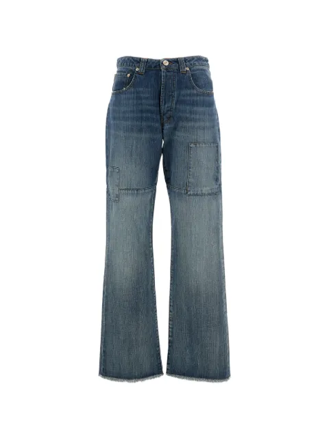 Wales Bonner panelled jeans Blue WS26DE01CO06502