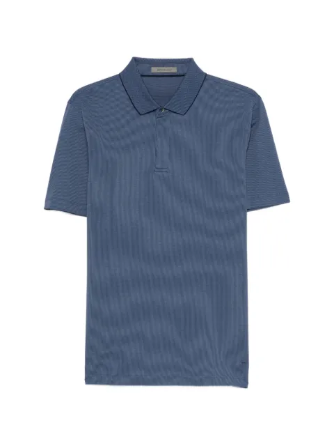 Corneliani piqué polo shirt Blue 27G5112725032