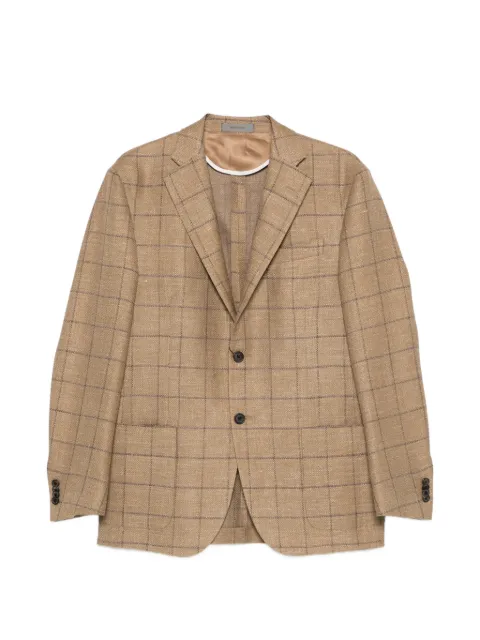 Corneliani checked button jacket Neutrals 27X2402716305