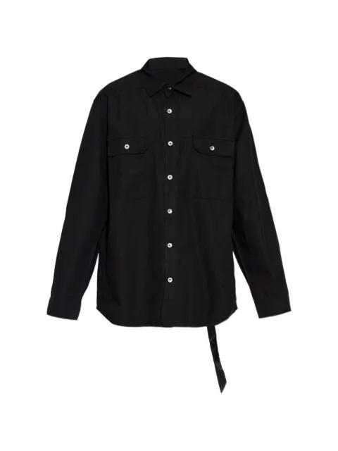 Rick Owens DRKSHDW Jumbo flap-pocket shirt Black DU01F4297CR