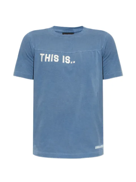 DSQUARED2 This Is T-shirt Blue S74GD1528D20108